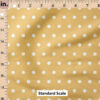 Ruler Scale for Charlotte Polka Dot (Yellow) by Cate and Rainn