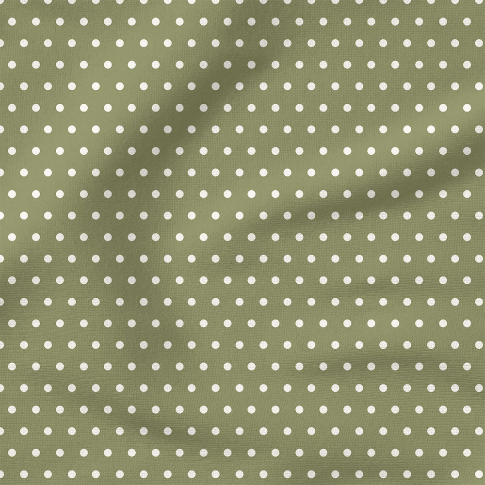 Charlotte Polka Dot Texture (Light Green) | Stripes and Shapes Fabric Design | Cate and Rainn