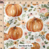 Ruler Scale for Charlotte Pumpkin Floral (Cream) by Cate and Rainn