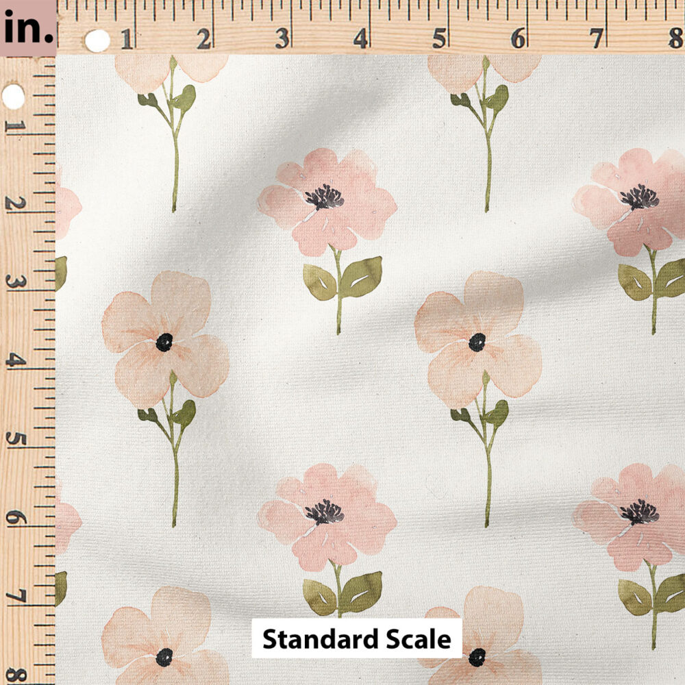 Ruler Scale for Charlotte Simple Flowers (Pink) by Cate and Rainn