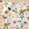 Ruler Scale for Charlotte Spaced Flowers (Cream) by Cate and Rainn