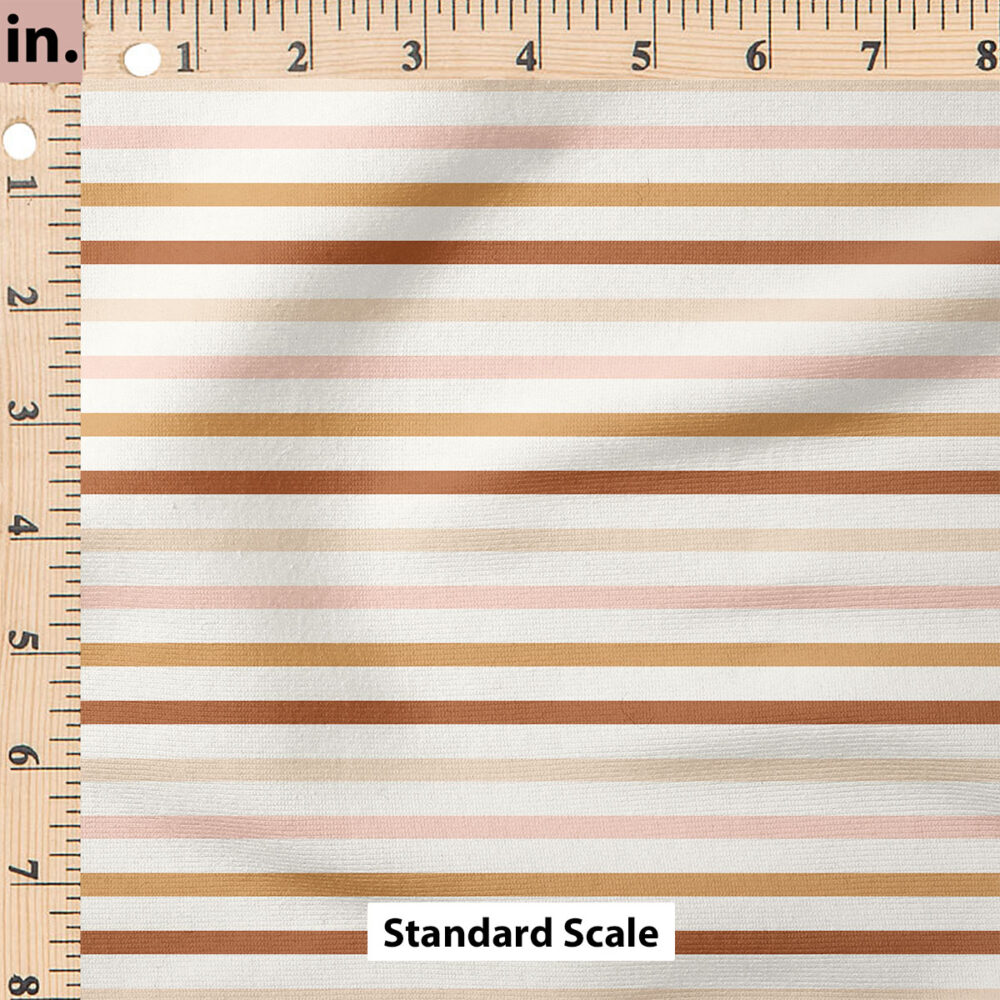 Ruler Scale for Charlotte Stripes (Pink Ombre) by Cate and Rainn