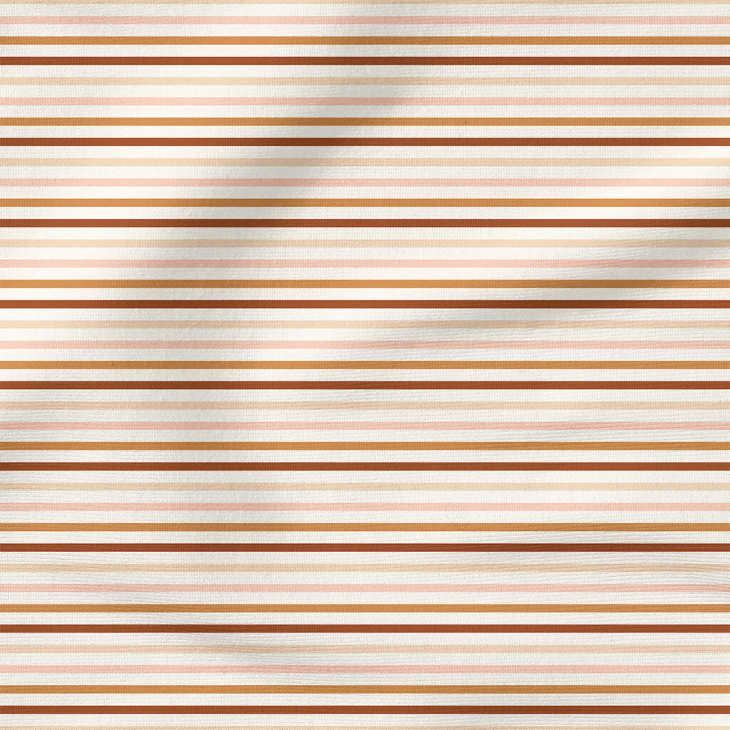 Charlotte Stripes (Pink Ombre) | Stripes and Shapes Fabric Design | Cate and Rainn