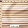 Ruler Scale for Charlotte Stripes Textured (Pink Orange) by Cate and Rainn