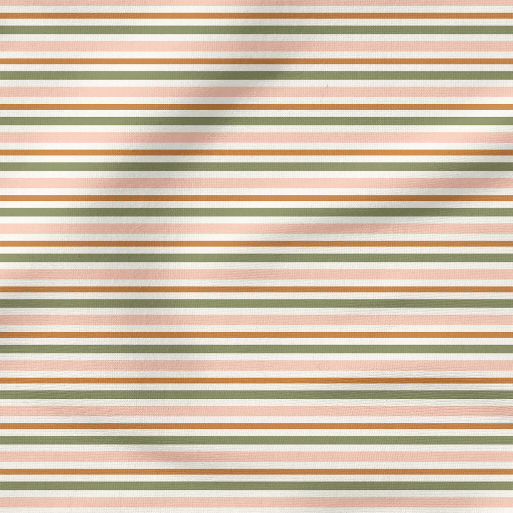 Charlotte Stripes Textured (Tricolor) | Stripes and Shapes Fabric Design | Cate and Rainn