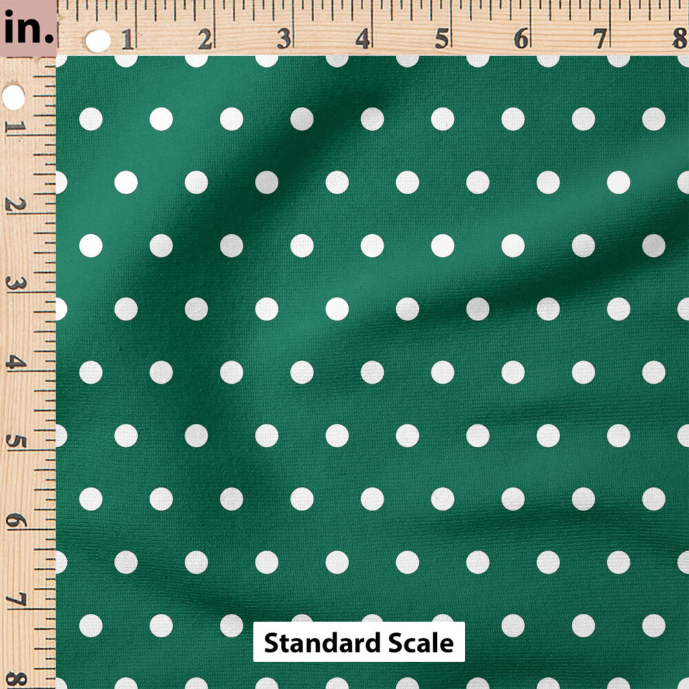 Ruler Scale for Polka Dot (Dark Green) by Cate and Rainn