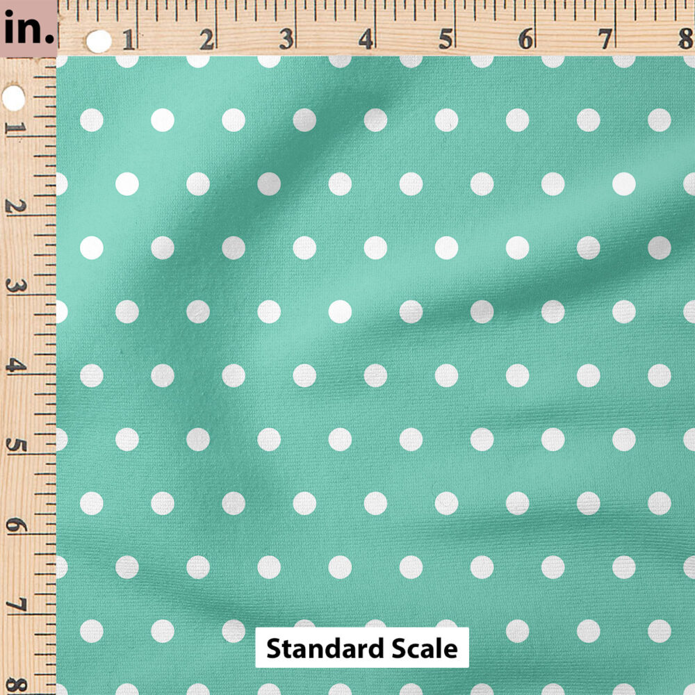 Ruler Scale for Polka Dot (Seafoam Green) by Cate and Rainn