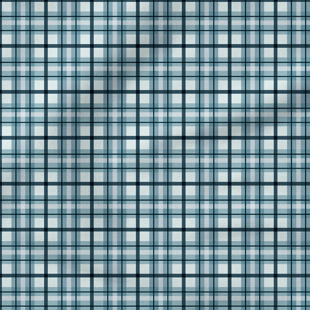 Bunny Burry Plaid (Blue) | Holiday