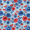 Patriotic Floral (Blue) | Holiday