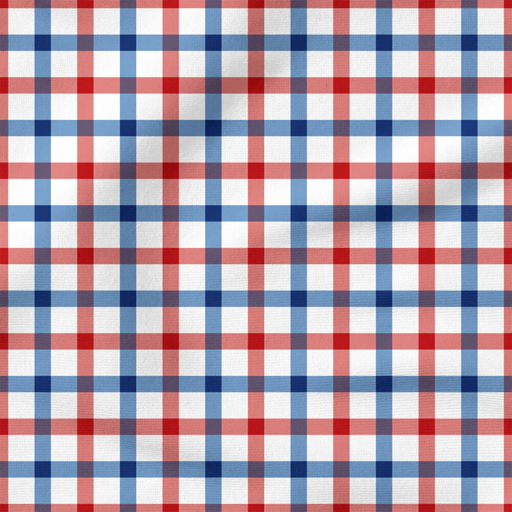 Patriotic Gingham (Red White Blue) | Holiday