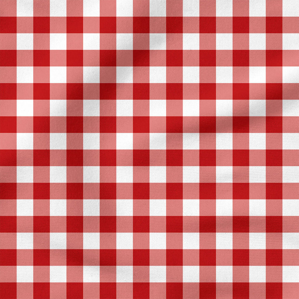 Patriotic Gingham (Red White) | Holiday