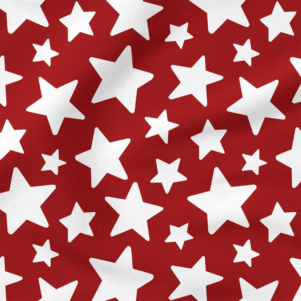 Patriotic Stars Scattered (Red) | Holiday