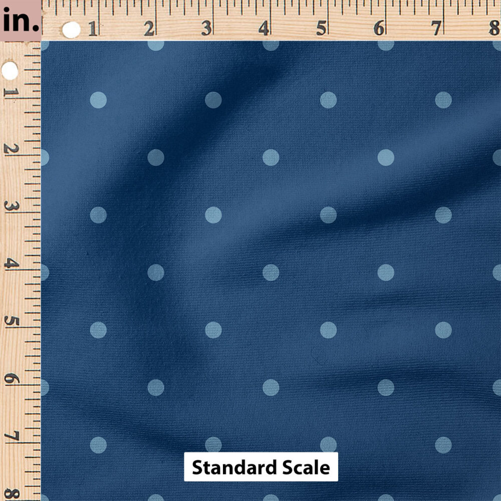 Ruler Scale for Polka Dot (blue tonal) by Cate and Rainn