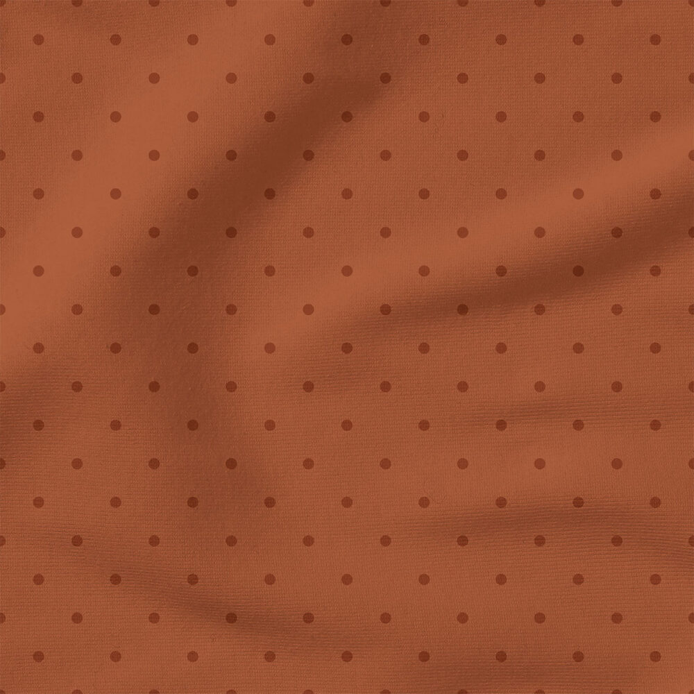 Polka Dot (rust tonal) | Stripes and Shapes Fabric Design | Cate and Rainn