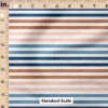 Ruler Scale for Rust and Royal Stripe by Cate and Rainn