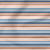 Rust and Royal Stripe | Stripes and Shapes Fabric Design | Cate and Rainn