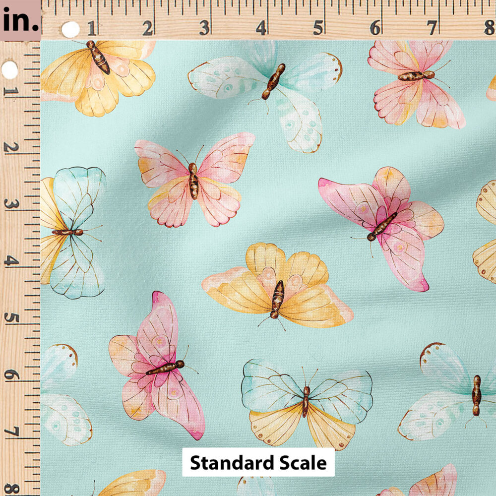 Ruler Scale for Butterflies (Aqua) by Cate and Rainn