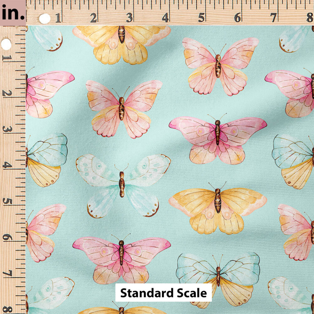 Ruler Scale for Butterfly Rows (Aqua) by Cate and Rainn