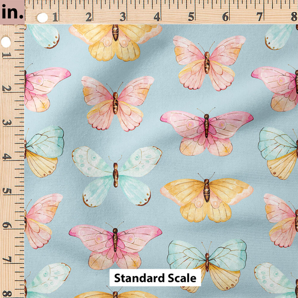 Ruler Scale for Butterfly Rows (Blue) by Cate and Rainn