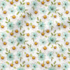 Daisy (White) | Botanical Fabric Design | Cate and Rainn