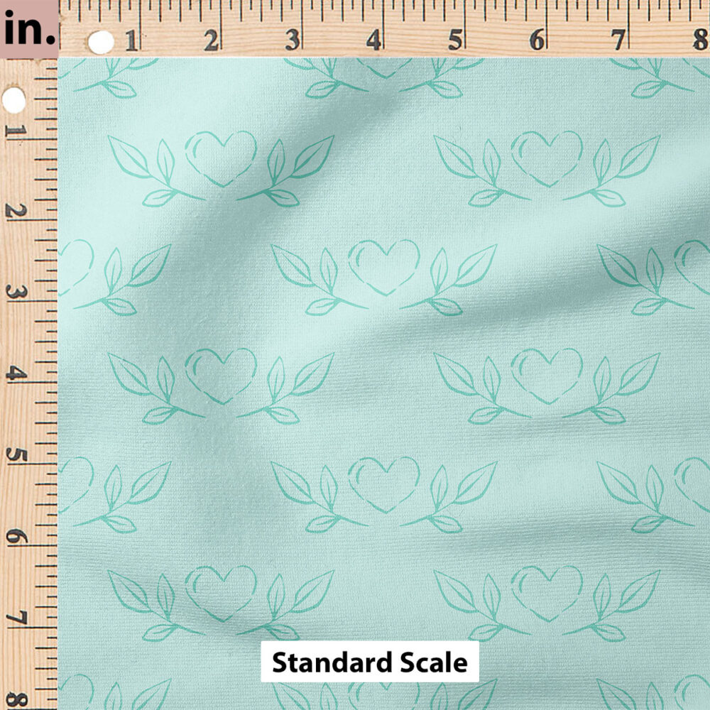 Ruler Scale for Heart Sketches (Aqua) by Cate and Rainn