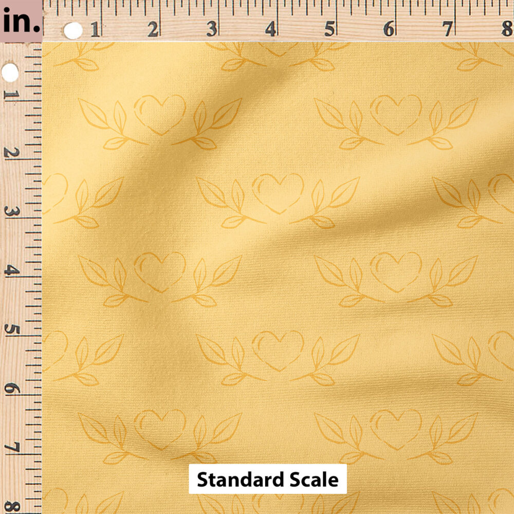 Ruler Scale for Heart Sketches (Yellow) by Cate and Rainn