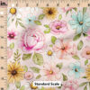 Ruler Scale for Penelope Flowers (Pink) by Cate and Rainn