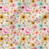 Penelope Flowers (Pink) | Botanical Fabric Design | Cate and Rainn