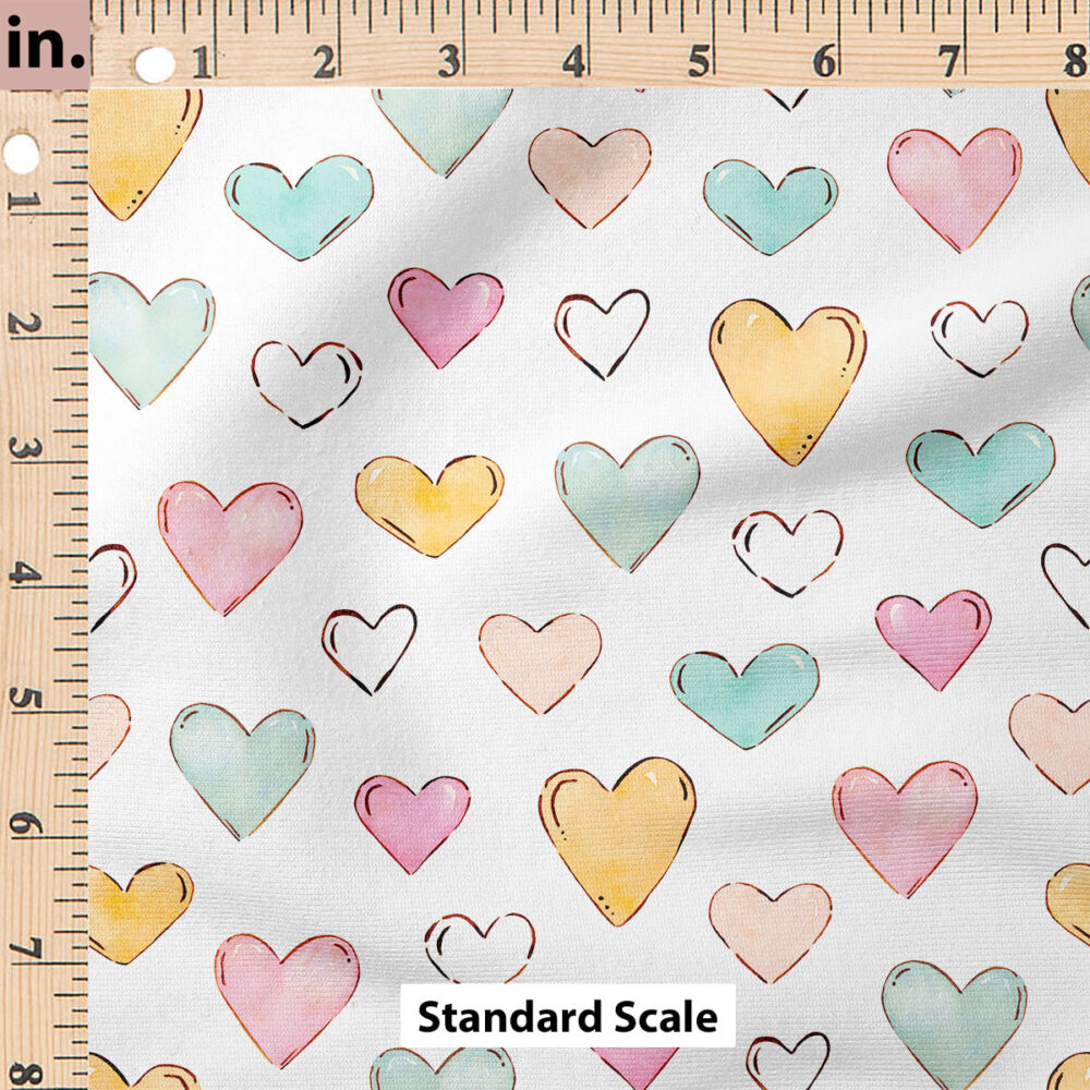 Ruler Scale for Penelope Hearts (White) by Cate and Rainn