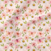 Pink Floral (Pink) | Botanical Fabric Design | Cate and Rainn