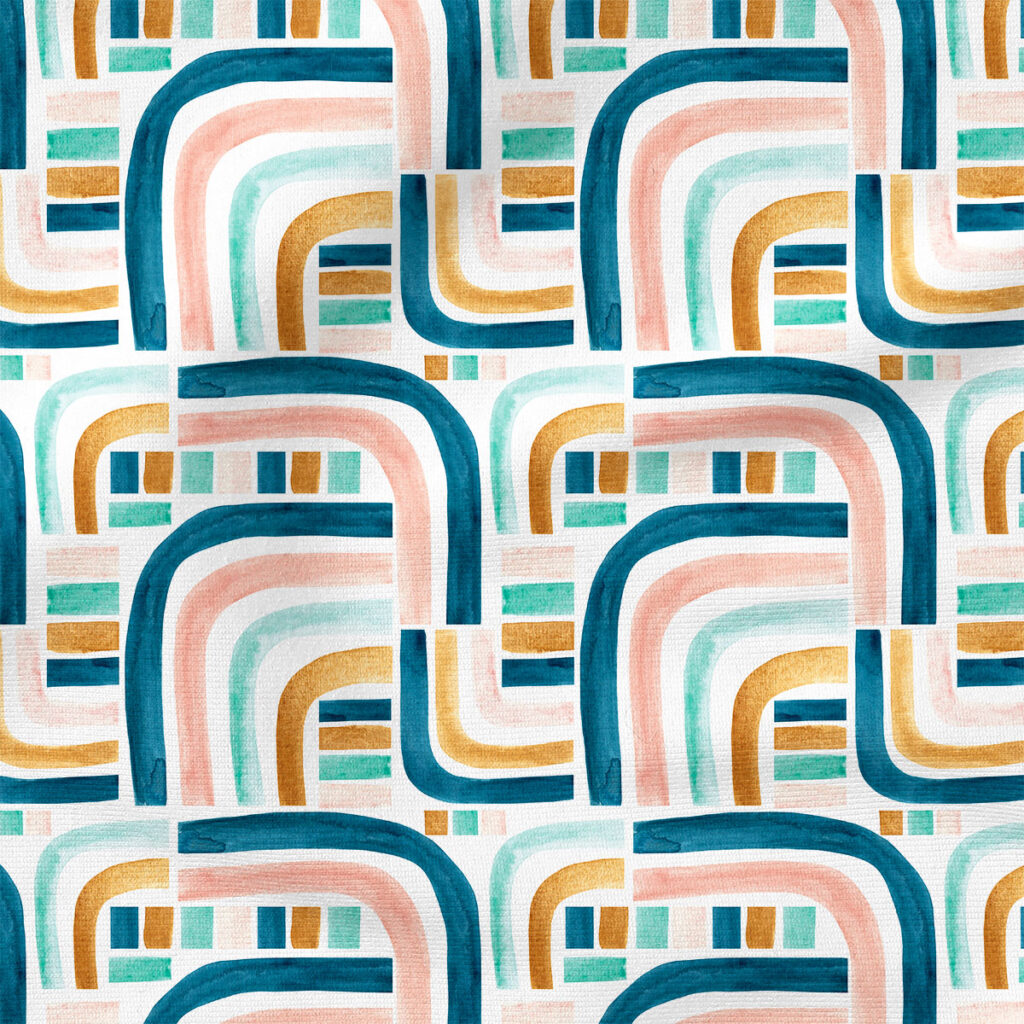 Hippie Stripes | Seasonal Fabric Design | Cate and Rainn