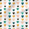 Watercolor Hearts (Colorful) | Seasonal