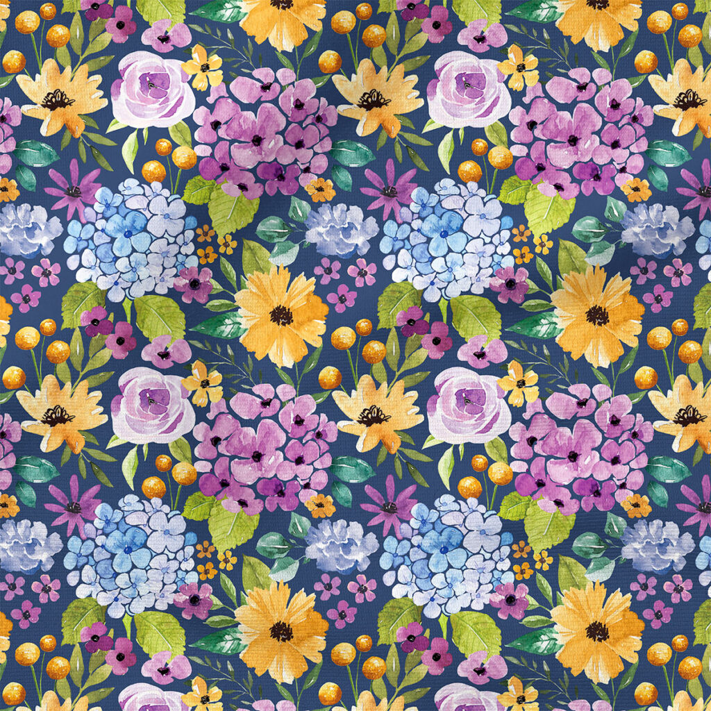 Summer Garden Floral (Blue) | Seasonal