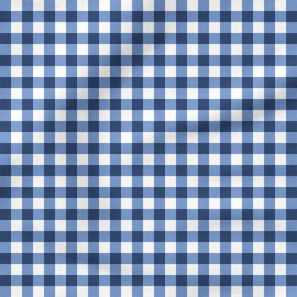 Summer Garden Gingham (Dark Blue) | Seasonal