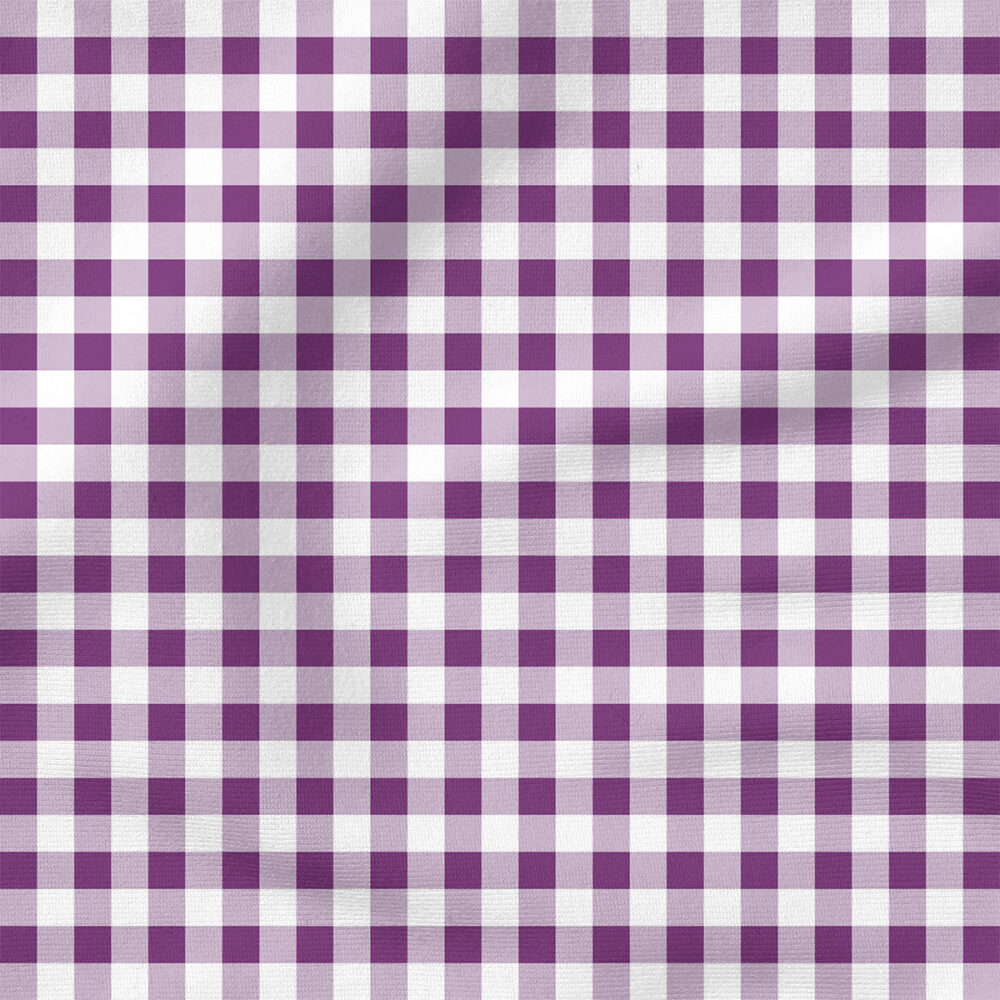 Summer Garden Gingham (Purple) | Seasonal