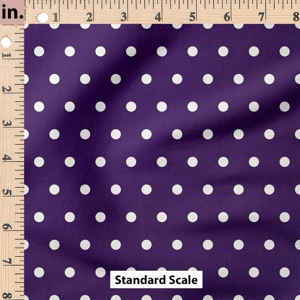 Ruler Scale for Jewel Tone Dots (Dark Purple) by Cate and Rainn