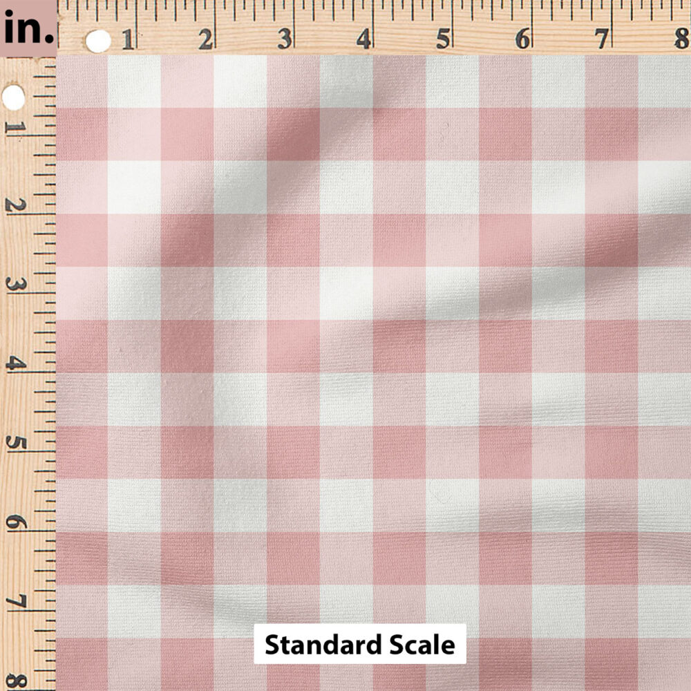 Ruler Scale for Jewel Tone Gingham (Mauve) by Cate and Rainn