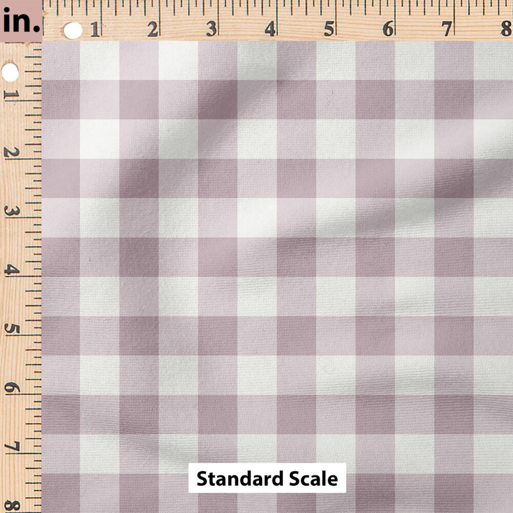 Ruler Scale for Jewel Tone Gingham (Purple) by Cate and Rainn