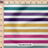 Ruler Scale for Jewel Tone Stripe (Bright) by Cate and Rainn