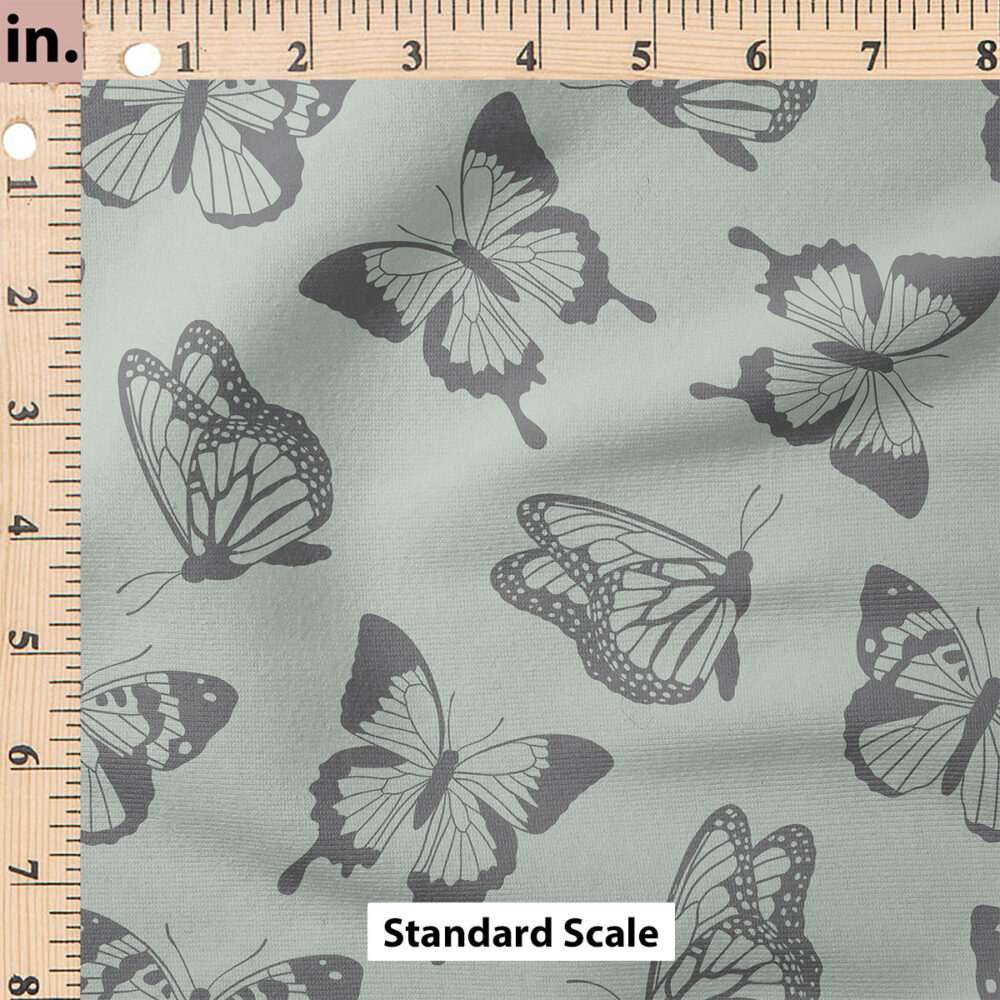 Ruler Scale for Butterfly (Blue Gray) by Cate and Rainn