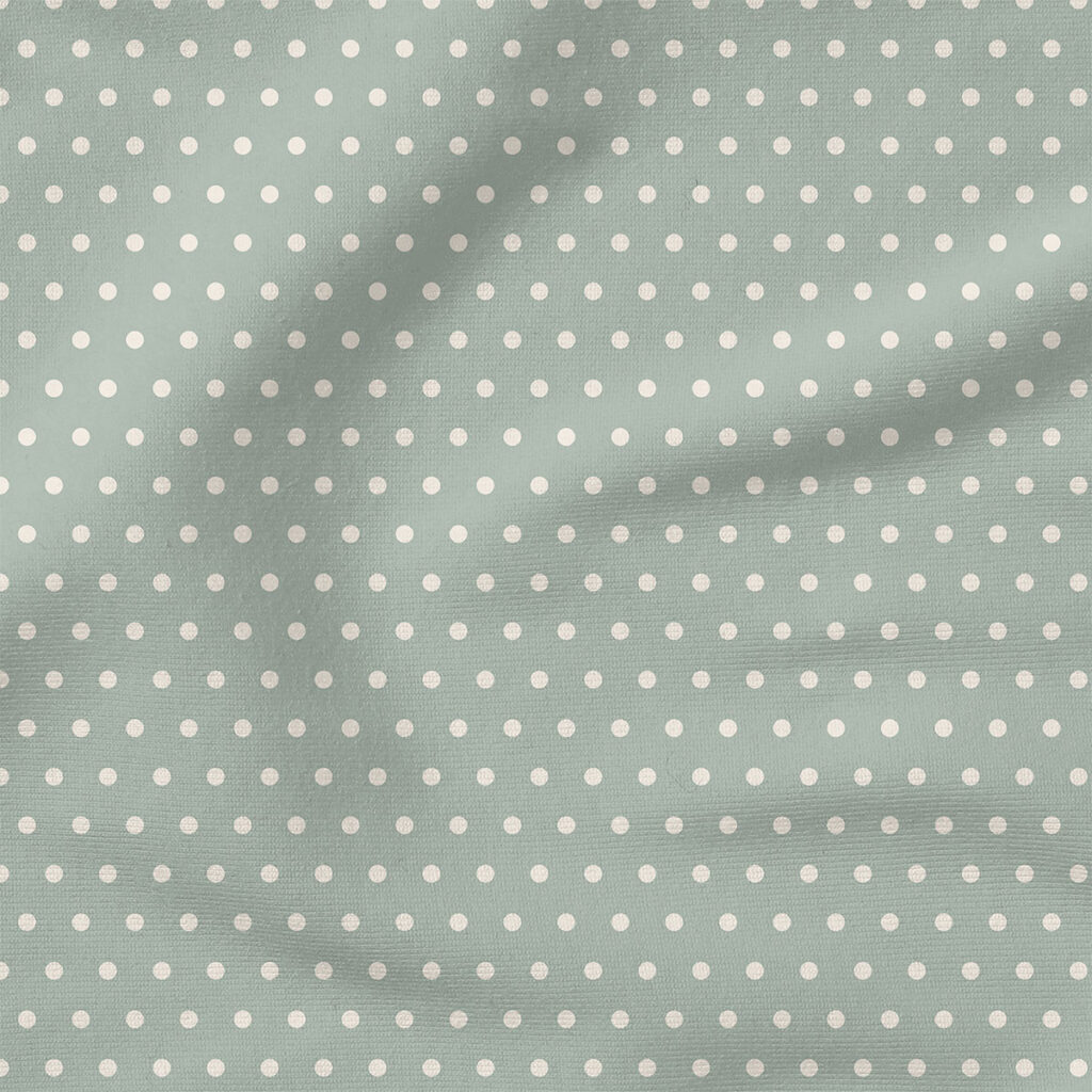 Polka Dot (Blue) | Stripes and Shapes Fabric Design | Cate and Rainn