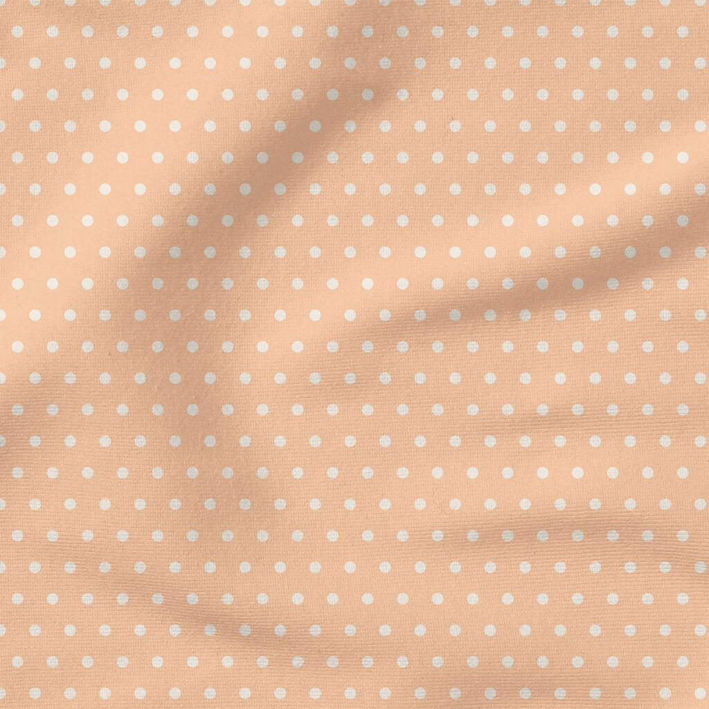 Polka Dot (Pink) | Stripes and Shapes Fabric Design | Cate and Rainn