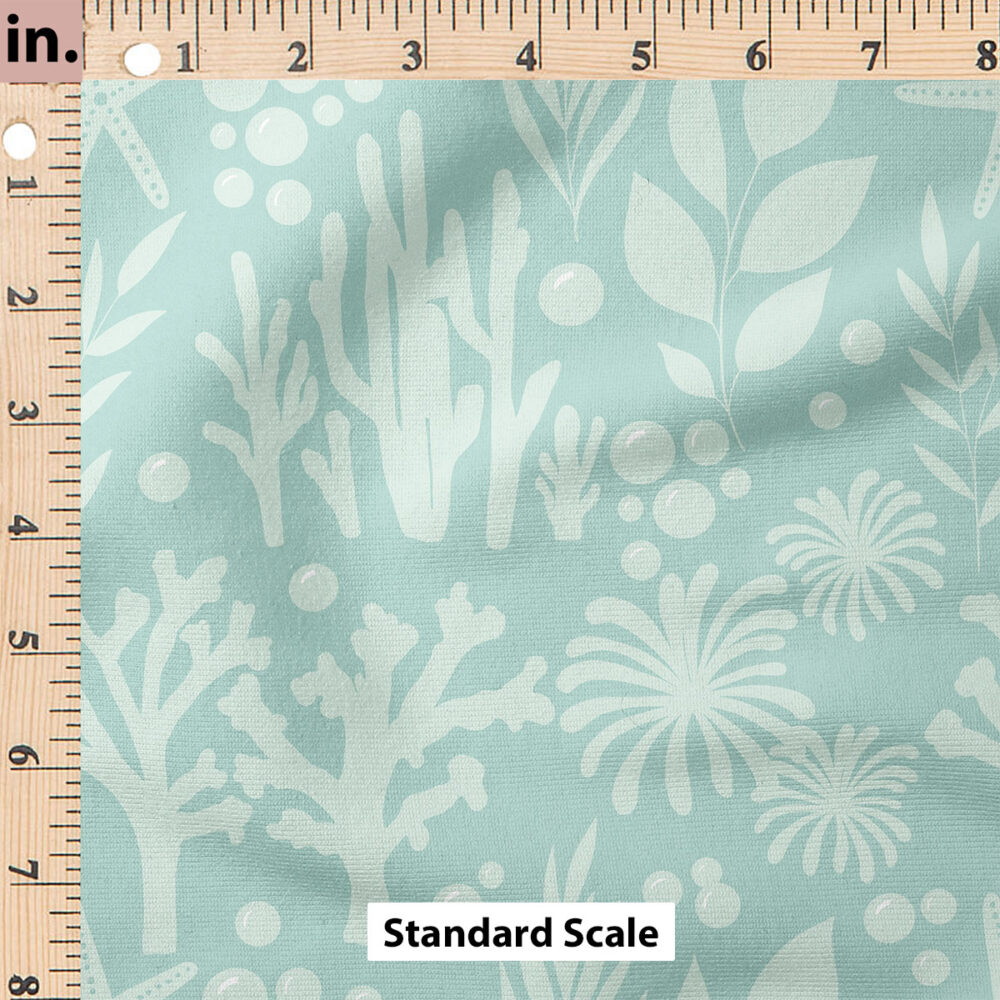 Ruler Scale for Mermaid Muse Coral (Aqua Blue) by Cate and Rainn