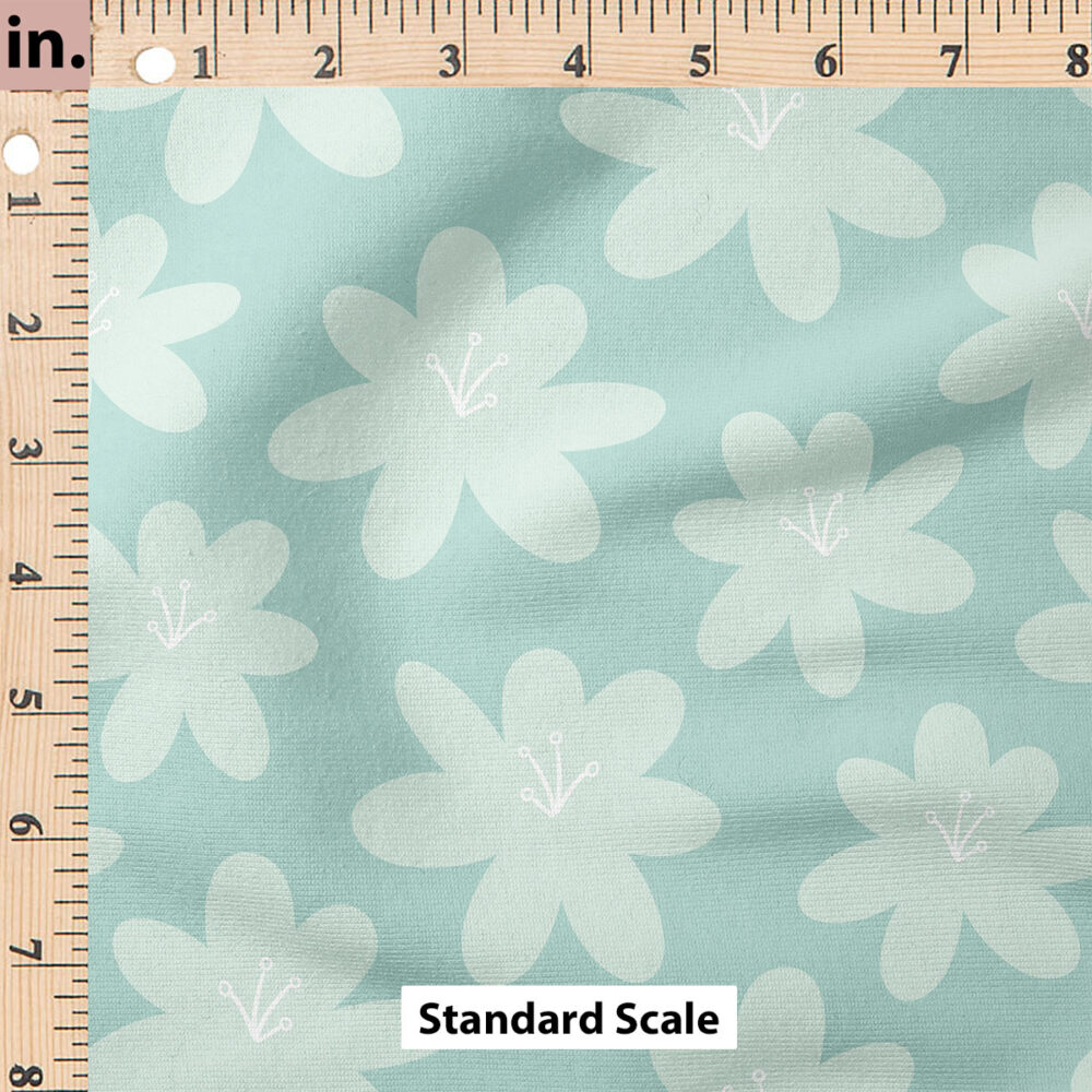 Ruler Scale for Mermaid Muse Floral (Blue) by Cate and Rainn