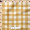 Ruler Scale for Spring Reverie Gingham (Golden) by Cate and Rainn