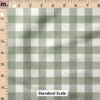 Ruler Scale for Spring Reverie Gingham (Green) by Cate and Rainn