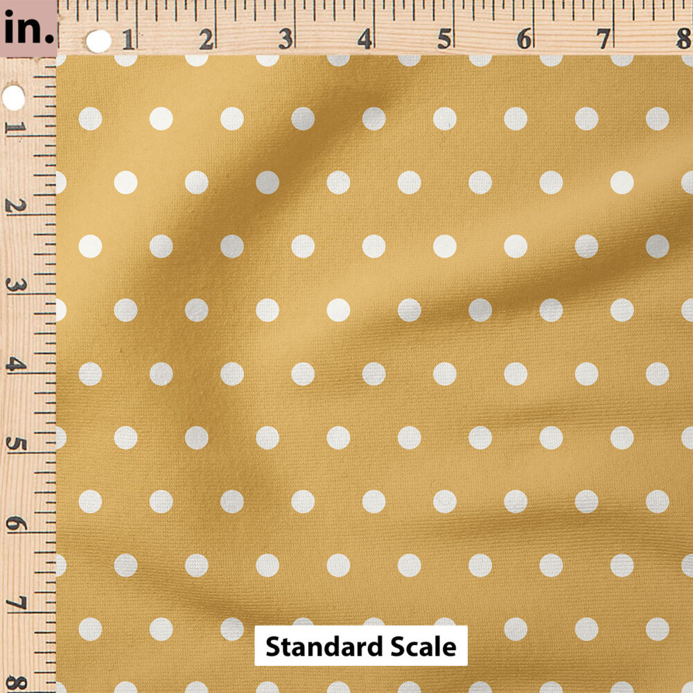 Ruler Scale for Spring Reverie Polka Dots (Golden) by Cate and Rainn