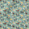 Sunrise Floral Horses (Country Blue) | Spring