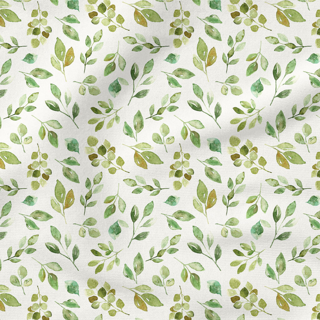 Sunrise Floral Leaves (Cream) | Spring