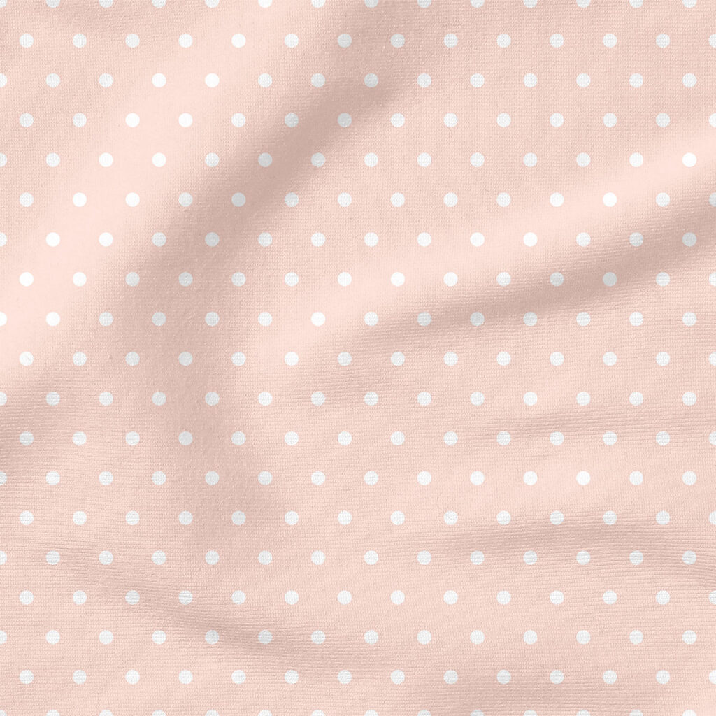 Dots (Pink) | Stripes and Shapes Fabric Design | Cate and Rainn